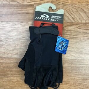 Hatch Shearstop Half Finger Cycle Glove Black XL 3547 LiquiCell NEW